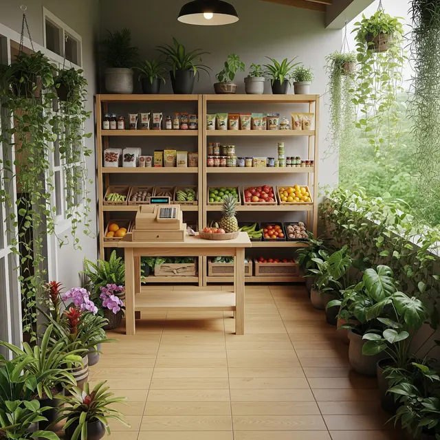 Teras Rumah Cocok untuk Warung Kelontong Sederhana