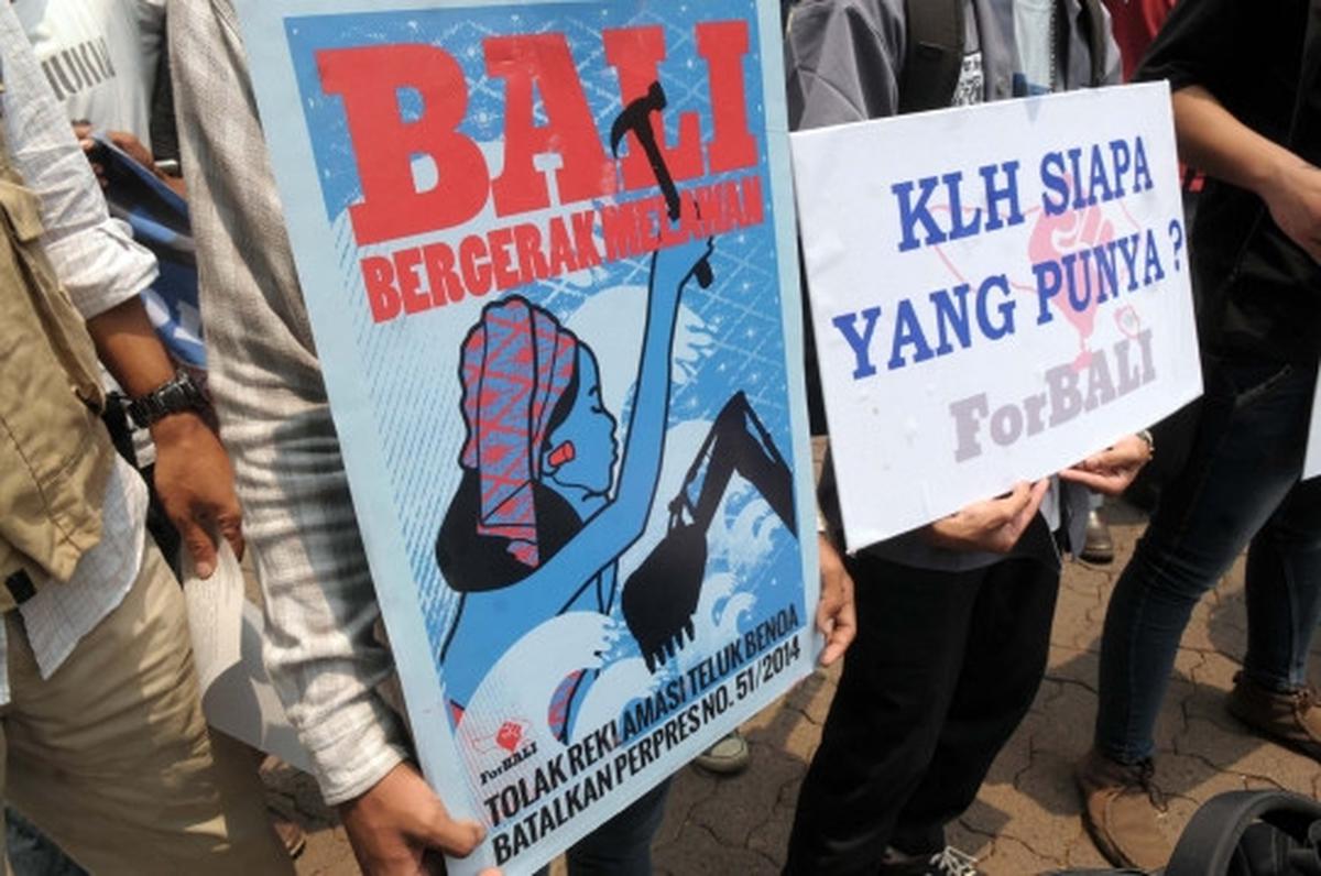 Demo tolak reklamasi Teluk Benoa