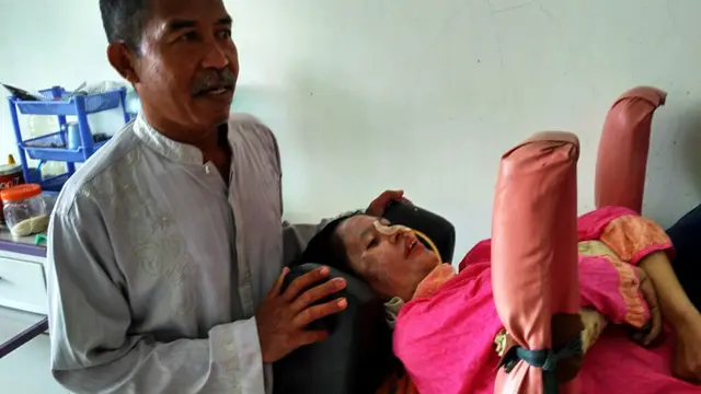 Pasien penderita kelumpuhan