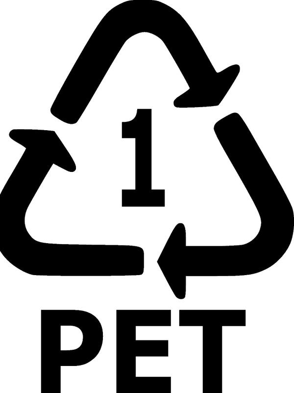 Simbol PET dalam kemasan (sumber: Pixabay)