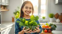 resep sayur bayam simple ©Ilustrasi dibuat AI