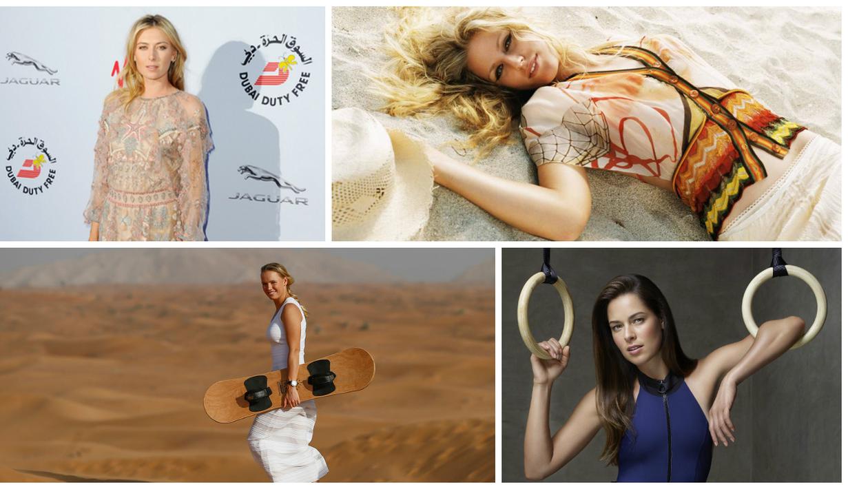  Inilah 10 petenis putri tercantik saat ini.