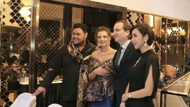Ivan Gunawan bersama Putri Georgia Kristine Maria De Bagration-Mukhrani. (Instagram/ @nanda_apriliansyah92)