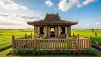 12 Ide Pagar Rendah untuk Rumah dengan Pemandangan Sawah yang Aman dari Ular