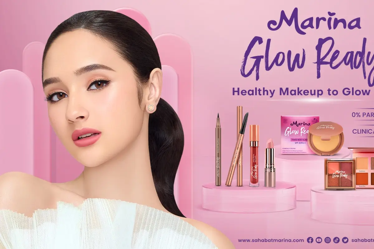 Intip Rekomendasi Produk Marina Glow Ready, Rangkaian Healthy Makeup dengan Skin Loving Ingredients!