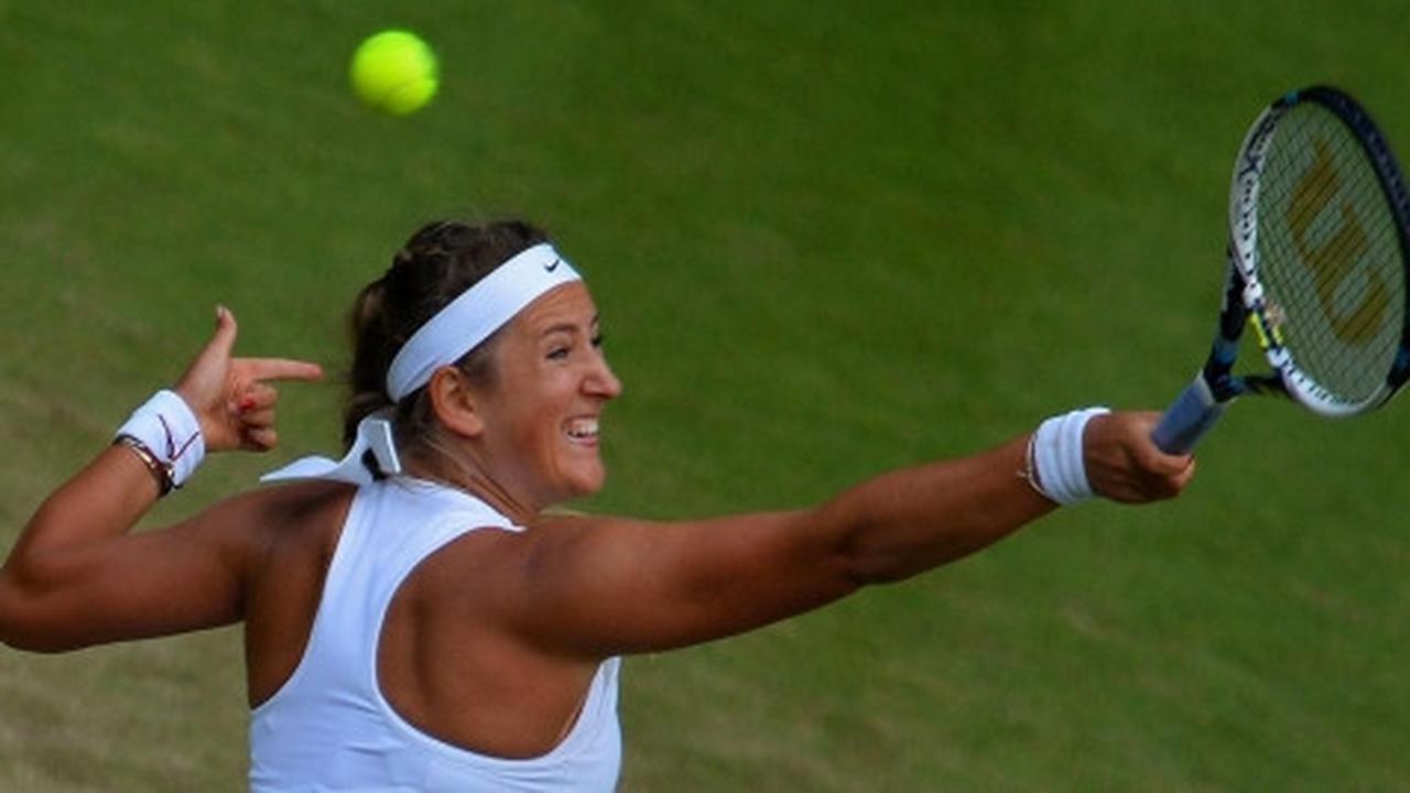 Ekspresi kocak petenis cantik dunia di kejuaraan Wimbledon