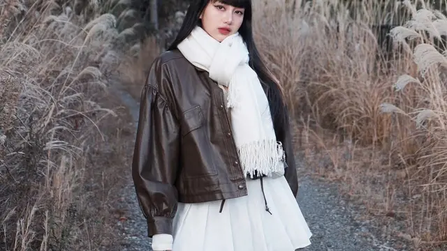 Inspirasi Outfit Korean Look ala Ghea Indrawari. (instagram/gheaindrawari)