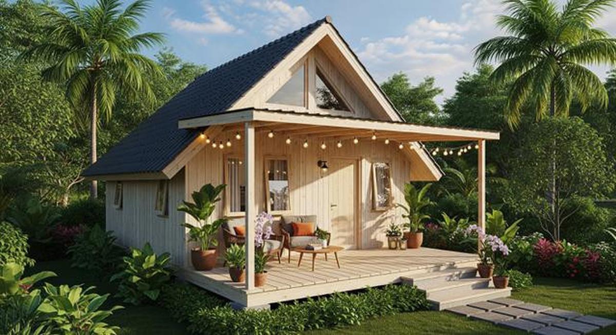 7 Model Rumah Mungil dengan Teras Depan Cantik 2025, Buat Hunian Makin Estetik