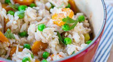 Resep Mpasi Tim Nasi Hati Ayam Dan Sayur Lifestyle Fimela Com