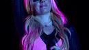 Penyanyi sekaligus penulis lagu asal Kanada, Avril Lavigne tampil dalam festival musik Rock in Rio di Rio de Janeiro, Brasil, 9 September 2022. Avril Lavigne membawakan 11 lagu dalam satu jam. (AP Photo/Bruna Prado)
