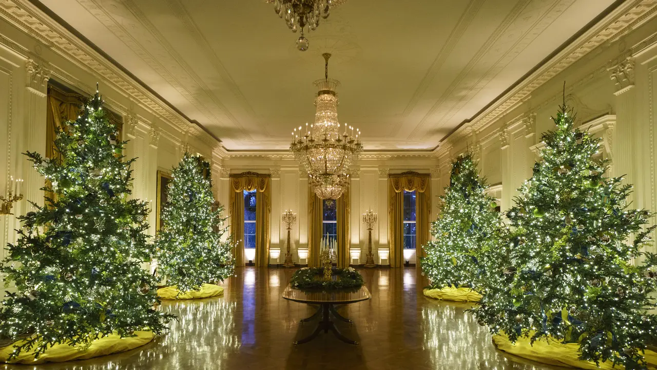 Dekorasi Natal Gedung Putih