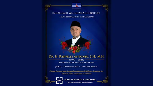 Kabar Duka Renville Antonio
