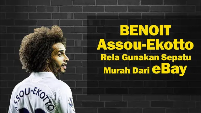 Video Benoit Assou-Ekotto mantan pemain Tottenham yang memilih untuk membeli sepatu dari eBay dari pada mendapatkan sponsor sepatu olah raga.