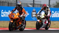 Nyaris Dapat Poin, Mario Suryo Aji Tidak Finis Balapan Moto2 Amerika Serikat: Saya Lakukan Kesalahan!