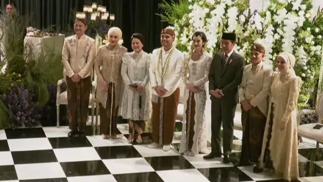 Presiden Jokowi di pernikahan Thariq Halilintar dan Aaliyah Massaid (YouTube/Thariq Halilintar)