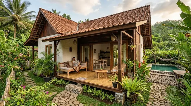 6 Rumah Bergaya Resort dengan Budget Terjangkau, Nyaman Bak Vila