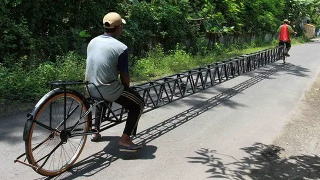 6 Potret Orang Naik Sepeda Unik Ini Bikin Terkejut, Nyeleneh Pol