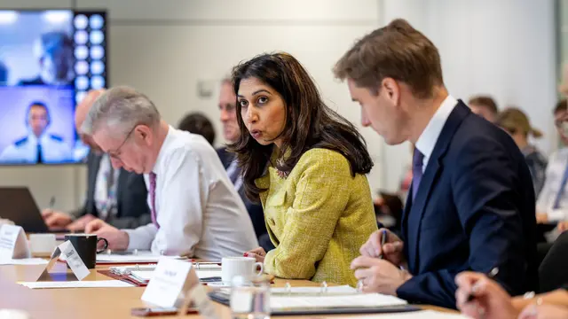 Suella Braverman, menteri dalam negeri Inggris.