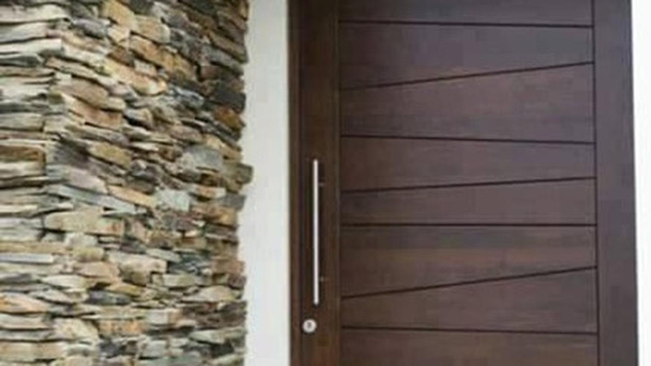 Model Pintu Minimalis dari Kayu, Inspirasi Desain Elegan untuk Hunian Modern