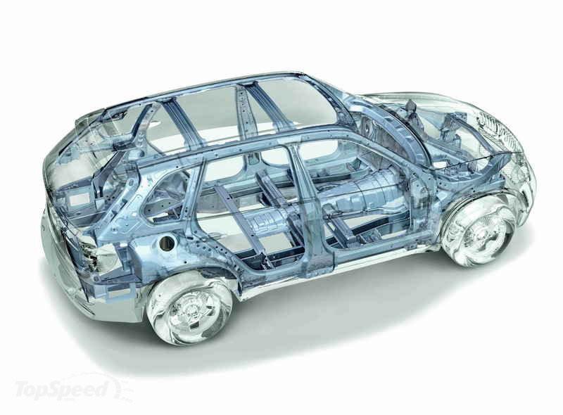 Struktur body dan sasis BMW X5