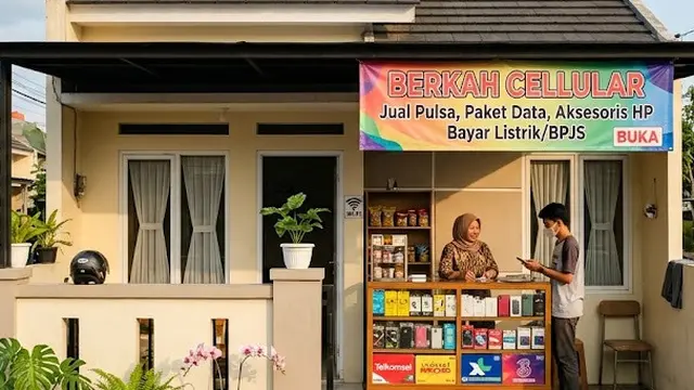 Inspirasi Jualan Depan Rumah Type 45
