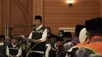 Lepas Jemaah Haji Kloter Pertama ke Tanah Suci, Menag: Jaga Niat dan Kesehatan