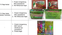 Daftar 15 Obat Bahan Alam Tak Aman yang Disita BPOM