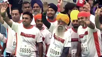 Hebat! Kakek 101 Tahun Berhasil Finish di Lomba Lari 10 Km