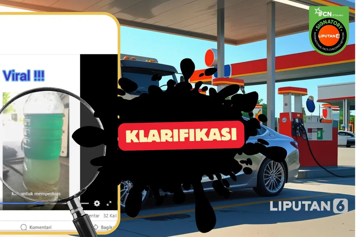 Tangkapan layar klaim Pertalite campur air jadi etanol