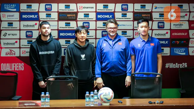 Konferensi Pers Jelang Laga Kualifikasi Piala Dunia 2026 antara Timnas Indonesia Vs Vietnam