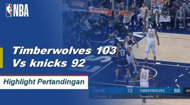Taj Gibson skor 25 sebagai Timberwolves mendapatkan kemenangan atas Knicks, 103-92.