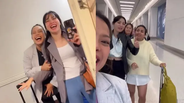 8 Momen Liburan Hesti Purwadinata di Amerika, Lepas Rindu Dengan Enzy