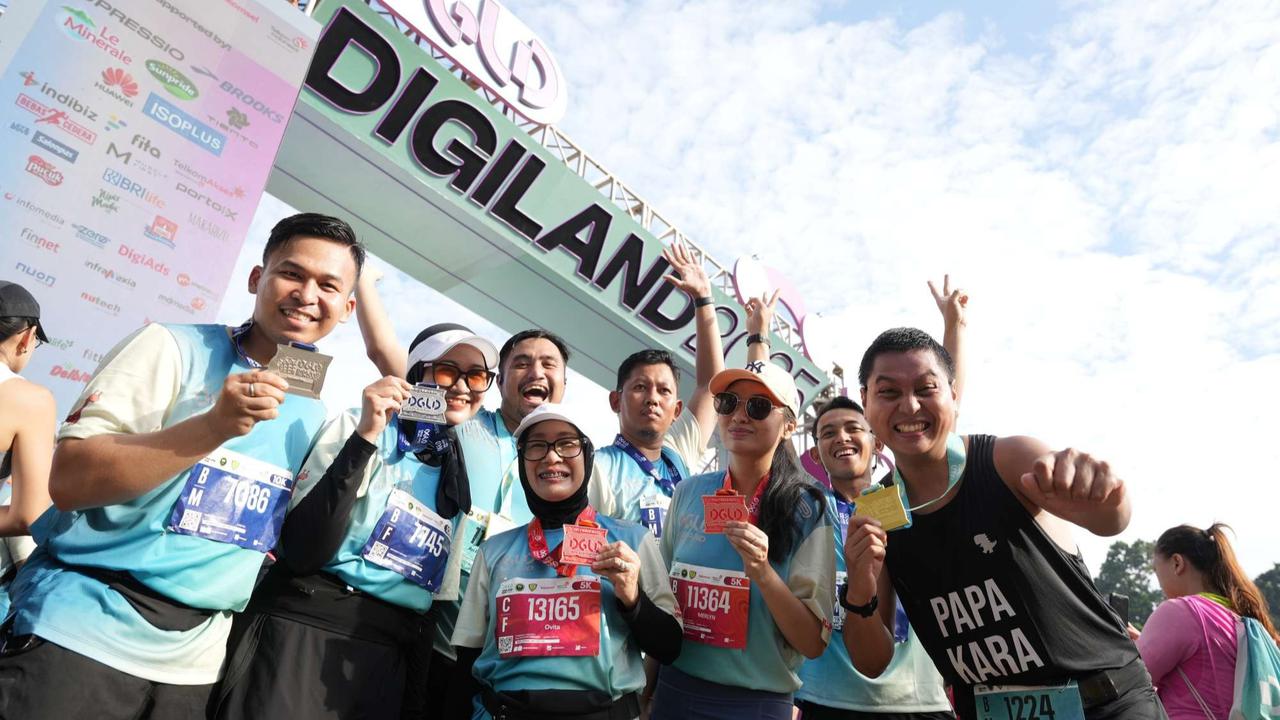 Antusiasme 12.500 Pelari Ramaikan Digiland Run 2025