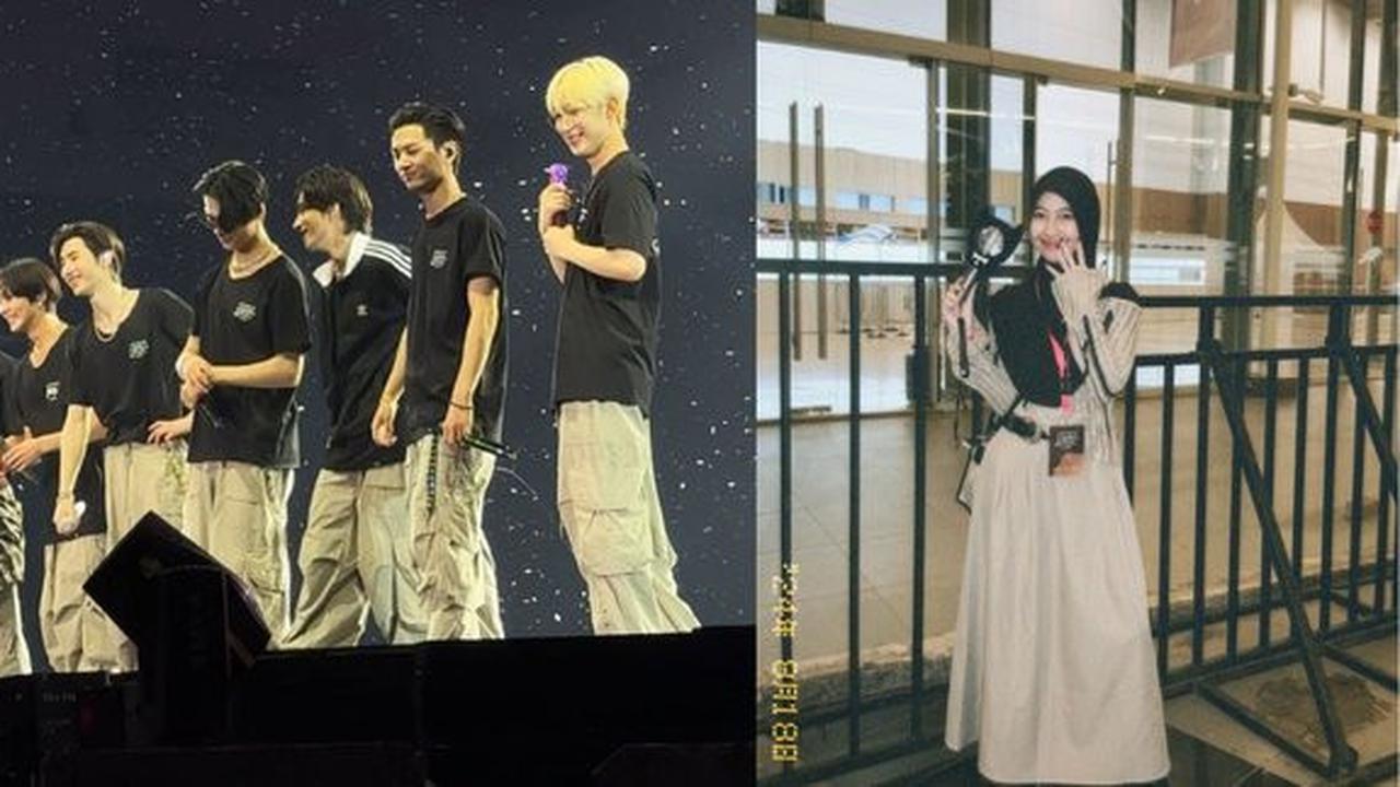8 Foto Seru Adiba Khanza Saat Menyaksikan Konser ENHYPEN, Penampilannya Mendapat Pujian dari Netizen