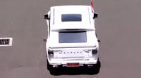 Mobil MV3 Garuda Limousine Produksi PT Pindad, yang ditumpangi Prabowo Subianto usai resmi dilantik sebagai Presiden RI. (Istimewa)