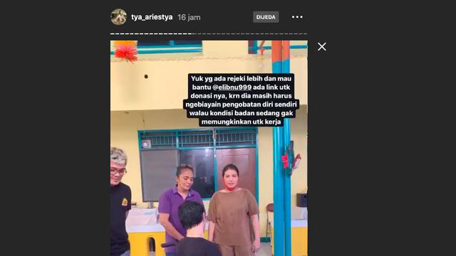 Tya Ariestya Jenguk El Ibnu