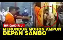 VIDEO: Rekonstruksi Brigadir J Minta Ampun Depan Sambo, Tetap Ditembak Bharada E