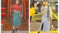 6 Inspirasi Gaya Bella Saphira saat Pakai Rok, Tampil Cantik dan Berwibawa di Usia 50-an