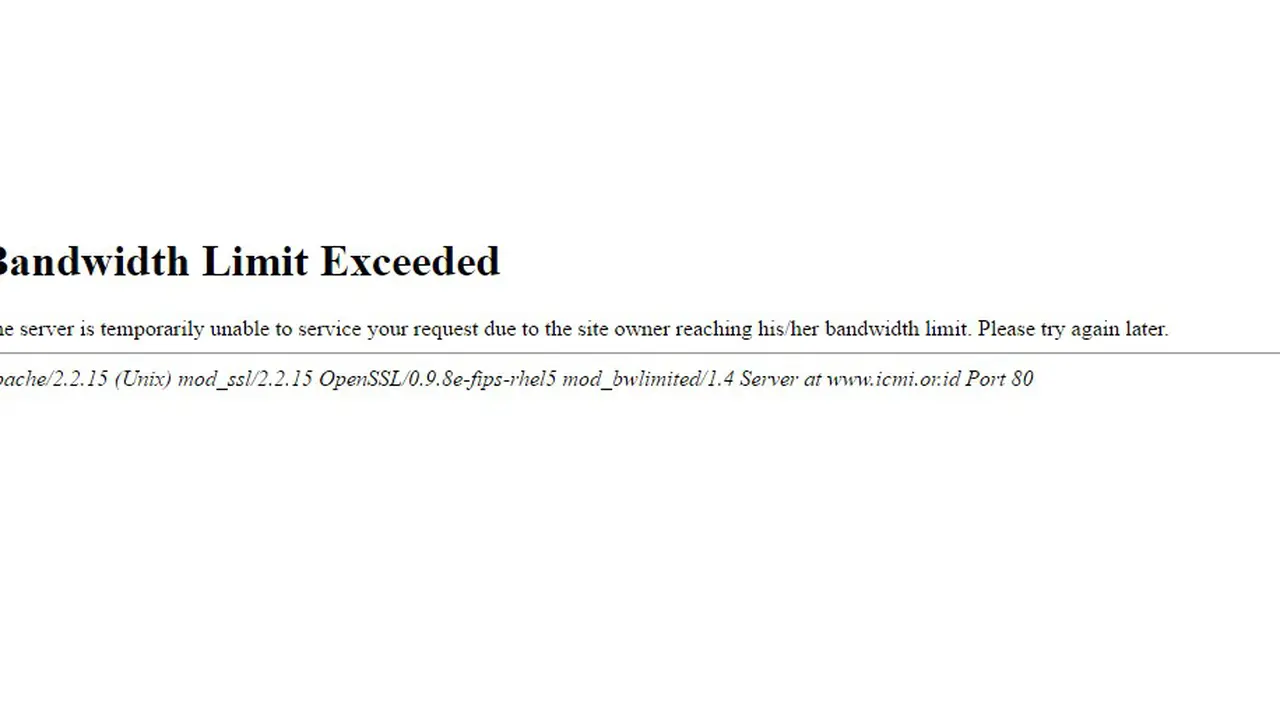 Situs ICMI Diblokir