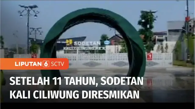 Proyek sodetan kali Ciliwung untuk mengatasi masalah banjir di Jakarta diresmikan Presiden Joko Widodo, Senin (31/7) kemarin. Proyek yang dikerjakan selama hampir 11 tahun itu dapat mengatasi banjir di enam kelurahan dan 62 persen masalah banjir di J...