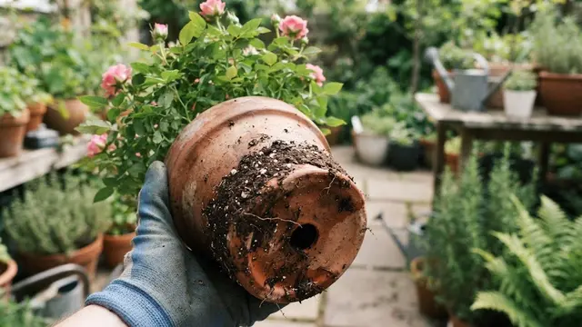 Gunakan Pot dengan Lubang Drainase