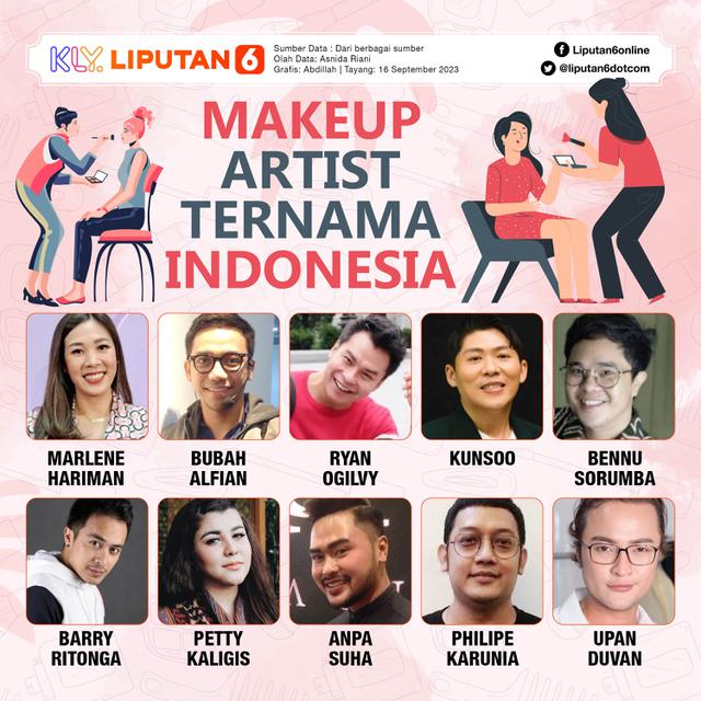 Infografis Makeup Artist Ternama Indonesia