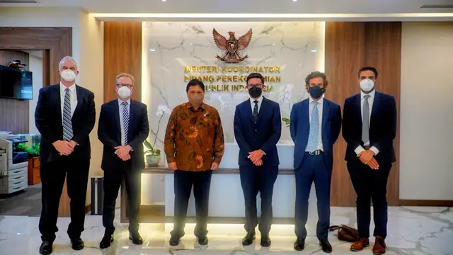 Menteri Koordinator Bidang Perekonomian Airlangga Hartarto menerima kunjungan Menteri Pertanian dan Wilayah Utara Australia David Littleproud MP. (Foto: ekon.go.id)