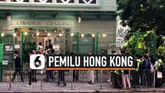 Di tengah aksi protes dan kerusuhan yang berlangsung selama lebih dari lima bulan, Hongkong menggelar pemilu memilih anggota dewan distrik.
