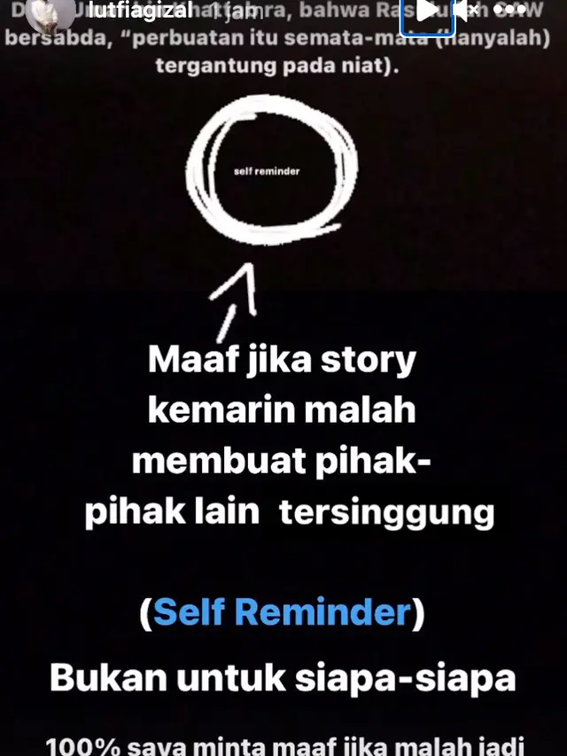 Unggahan Lutfi Agizal. (Foto: Instagram @lutfiagizal)