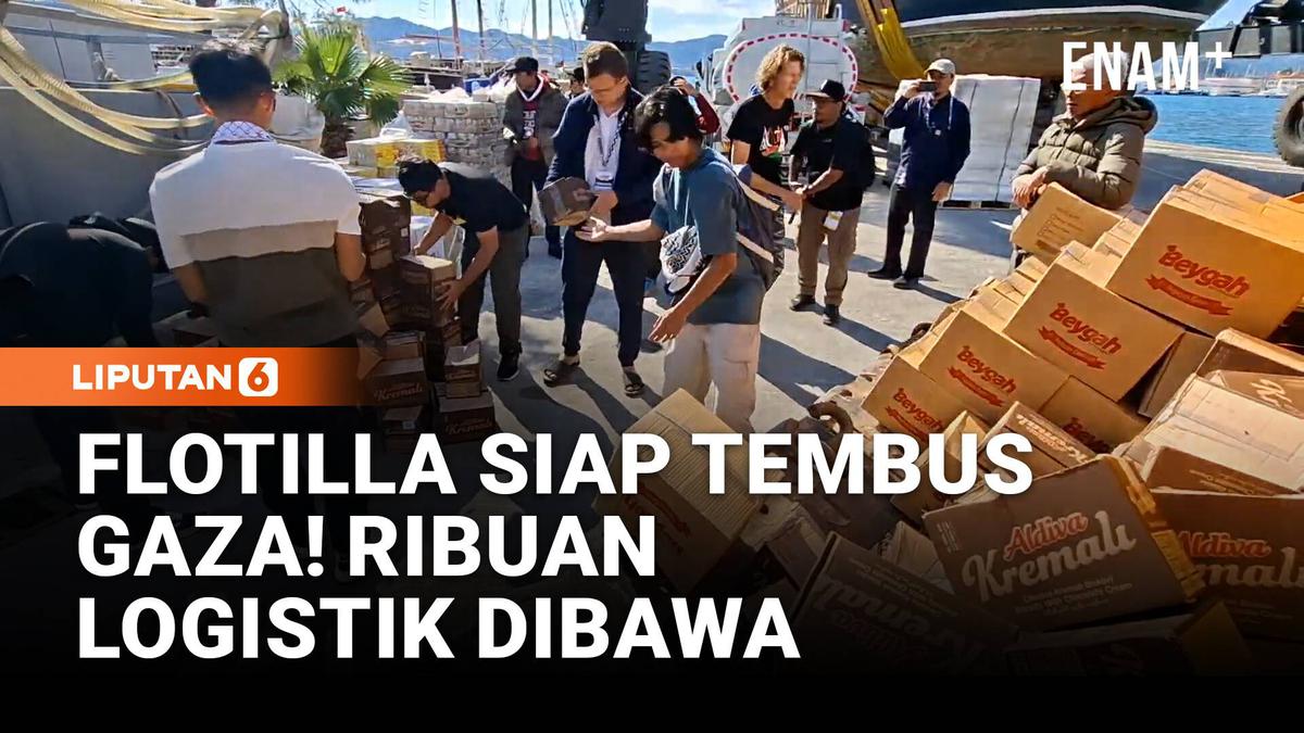 Lawan Blokade Israel! Aktivis Flotilla Angkut Ribuan Bantuan Bagi Warga Gaza