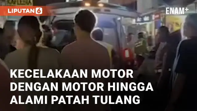 VIDEO: Kecelakaan Motor Dengan Motor Hingga Alami Patah Tulang di Yogyakarta