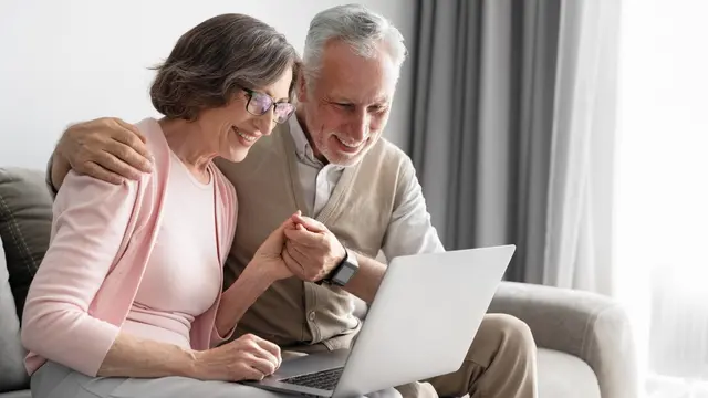 Ilustrasi orang tua, masa pensiun