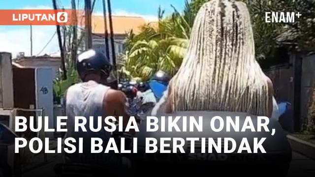 Tegas! Banyak Laporan Bule Seenaknya, Polisi Bali Lakukan Razia