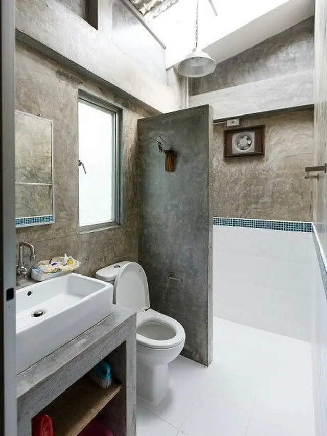 Desain Untuk Kamar Mandi Pedesaan Minimalis